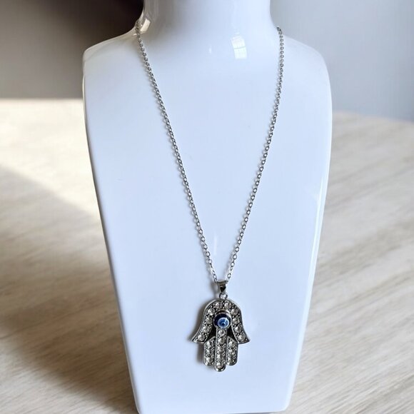 Palm Protection Pendant Necklace - Picture 1 of 7